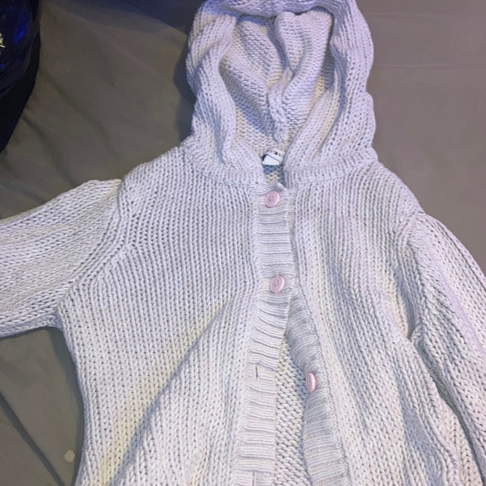 Light pink jacket. Brand is tommy hilfiger.Size M